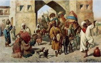 unknow artist Arab or Arabic people and life. Orientalism oil paintings 134 Germany oil painting art